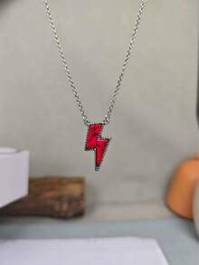 Collar colgante con rayo de imitación de perla y turquesa para mujeres, perfecto para fiestas, viajes y vacaciones - estilo 1 - Ver 19