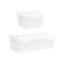 1pc Minimalist Transparent Cable Management Box, Compact & Elegant Cable Organizer Box, Dust-Proof & Waterproof Desktop Cord Holder - Clear - View 5