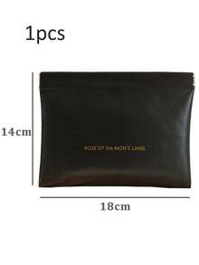 1pc Self-Locking Real Cowhide Long Wallet, Can Be Used As Passport Holder, Driver's License Holder, Earphone, Data Cable Organizer, Cash Holder, Cosmetic Bag, Women's Wallet, Handbag, Mini Wallet - Multicolor - View 17