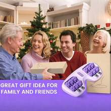 1个足部按摩器 - 足部按摩滚轮，适用于足部按摩，缓解足部疲劳，双脚按摩，舒缓压力，便携式按摩工具，适合家庭和办公室使用 - 彩色 - 查看 6