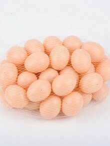 6/3/1 件逼真塑料恐龙蛋玩具，假彩绘耐用鸡蛋，早餐鸡蛋