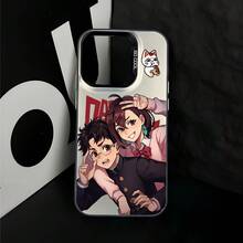 El estuche de teléfono D-DAN DA DANS compatible con modelos de 16, 15, 14, 13, 12, 11 Pro, X, XR, XS, 8 y Plus, con un dorso mate para protección caídas.17    17promax - Negro - Ver 2