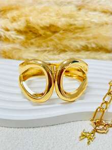 4 piezas/3 piezas/2 piezas/1 pieza Brazaletes de puño, Brazaletes dorados, Brazaletes anchos, Brazalete grueso, Juego de brazaletes, Brazalete ancho, Brazalete para mujer, Regalo para ella