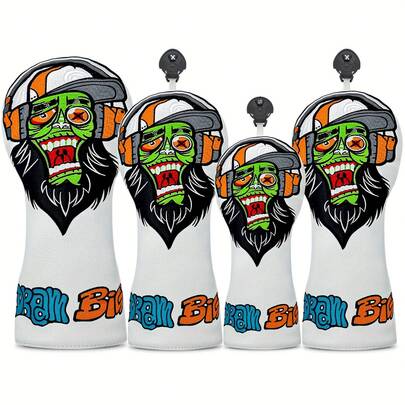 1 Vỏ bảo vệ gậy đánh golf Pirate Beard, phụ kiện chơi golf và vỏ bảo vệ được làm bằng vật liệu chống thấm nước và bền bỉ mang lại khả năng bảo vệ tốt nhất cho gậy đánh golf của bạn.
