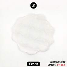 1pc Pet Sleeping Pad, Soft & Comfortable Small Pet Mat, Round Warm Pet Bed Suitable For Cats & Small Pets, Autumn/Winter (Not Machine Washable)