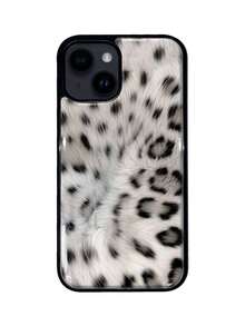 Etui na telefon z nadrukiem w panterkę w stylu retro Y2K, kompatybilne z 'em 17 16 Pro Max 15 14 Pro 13 12 11 Plus, błyszczące etui na telefon, dziewczęca skorupa