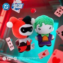 Justice League 9cm Soft Plush Keychain Justice League Batman Superman Harley Quinn Joker Cute Cartoon Movie Dolls Creative Christmas Gifts