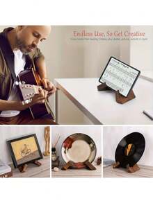 手工木制食谱书架 - 现代厨房和家居装饰，光滑的表面，坚固的食谱架，适用于台面、桌面、餐桌 - 烹饪爱好者的理想圣诞礼物，优雅的设计，耐用的木材，美食礼物