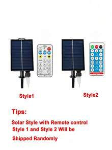 1条户外太阳能LED灯带，8种模式，带红外传感器，适用于圣诞节、花园、庭院、草坪、树木、房屋、万圣节装饰 - 彩色 - 查看 10