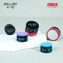 超细 8000 粒度磁性台球杆粉笔 - 增强附着力，实现最大控制力和零混乱，带有集成的尖端磨擦器