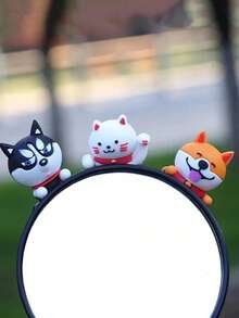 1pc Motorcycle Decoration Ornament License Plate Decoration Motorcycle Car Cute Animal Ornament Motorcycle Accessories - Multicolor - View 4