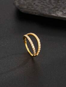 1 pieza Aro de cartílago nasal doble Aro de septum de acero inoxidable Joyería de perforación coclear Aro de septum Pendiente de cartílago Helix Trágus Oro Plata 18G 16G 8mm 10mm Uso diario/Viaje/Fiesta/Baile, Día de la Madre, San Valentín, Navidad, Regalo de joyería de cumpleaños para mujeres