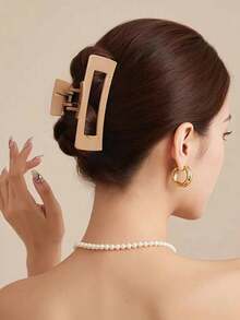 1 szt. Minimalistyczna miękka spinka do włosów, stylowa i odporna na wypadanie, odpowiednia do noszenia na co dzień, prezent dla przyjaciół, nowa ozdoba do włosów