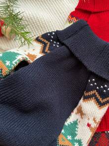 Christmas Cute Pet Sweater, Small Dog/Cat Clothes, Warm Pet Apparel For Autumn/Winter