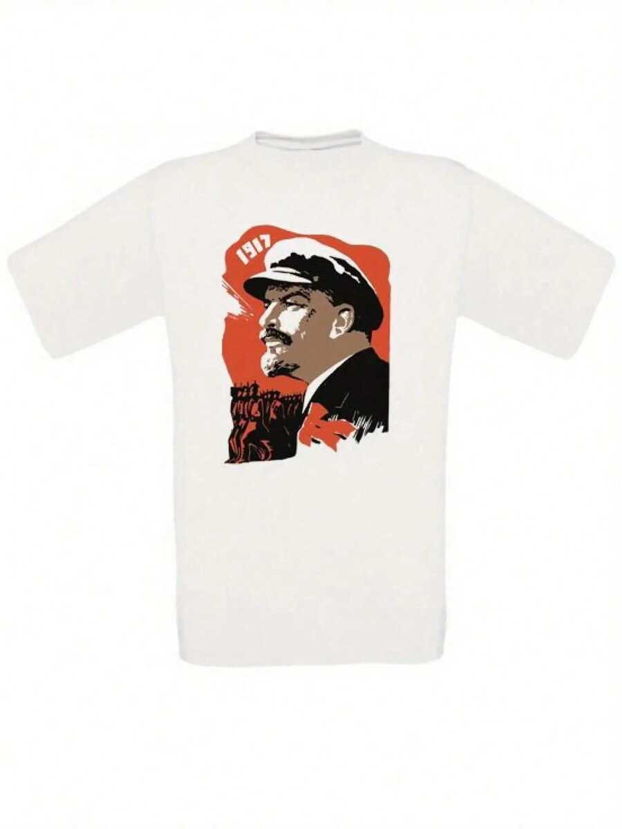 Lenin T-Shirt Soviet Union USSR - White - View 1