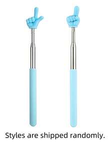 Retractable Teacher Pointer Stick LED Light Extendable Reading Pen Whiteboard Blackboard Piano Sheet Music Classroom Teaching Aid Presentation Baton Drawing Marker Gift Teachers Students Presenters 5 Colors Christmas Must Have - 彩色 - 查看 7