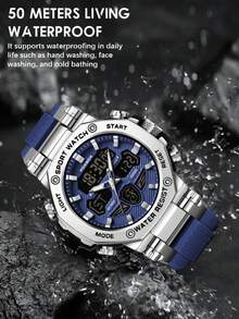 Foxbox Men's Casual Digital Watches For Outdoor & Daily Wear - Blue - View 9