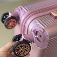 10kg Carry-On Luggage With 360° Wheels Travel Hand Luggage - 乾枯玫瑰色 - 查看 3