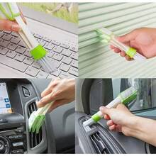 Cleaning Brush For Air Outlet Of Two-Headed Car Air Conditioner, Soft Brush For Instrument Panel Dusting, And Cleaning Articles For Interior Decoration - Default - View 5