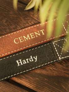 Personalized Vintage Camera Strap - Custom Name/Initials Engraved Golden Monogram, Quick-Release PU Leather Strap For DSLR/SLR/Mirrorless & Film Cameras, Crossbody/Shoulder/Neck Wear - Gift For Photographers, Men & Women (Birthday, Anniversary), Camera Straps For Photographers, Sophisticated Accessory, Handcrafted Look,Vacay Vibe Au - Multicolor - View 3