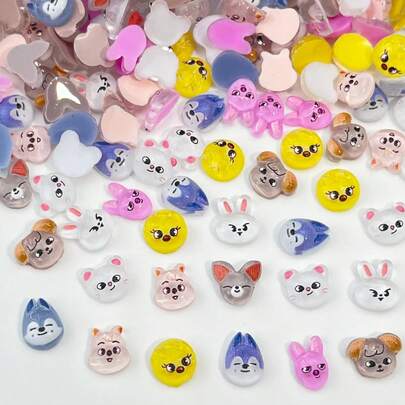 1SET/20PCS Kpop Animal Mini 3D Stickers DIY Decoration, Nail Phone Case Decoration Stickers SKZOO Mini Stickers Girlfriend Gift