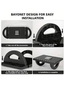 1个符合人体工学的办公脚踏 - 带按摩滚轮的桌面脚踏 - 家用办公配件，提供最大的舒适度和支撑力！ - 彩色 - 查看 9