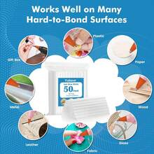 Hot Glue Sticks,7mm X 200mm Hot Melt Glue Sticks For Hot Glue Gun, For DIY Sealing, Repairing And Fixing Crafts(50 Pcs)