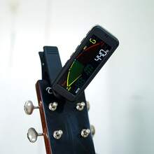 1pc Professional Digital Tuner Metronome For Guitar, Violin, Bass, Ukulele - 12-Tone Equal Temperament Mode, Large Color Screen, Dual Pickup (Clip-On Vibration & Microphone) For Accurate Tuning - 黑色 - 查看 9