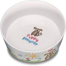 Dolce Moderno Puppy Forever Dog Bowl, Small - 永遠的小狗狗 - 查看 2