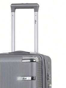 High Quality Carry-On Suitcase, 4 Double Wheels, 360 Degree Rotation, 9kg - Grey - View 2