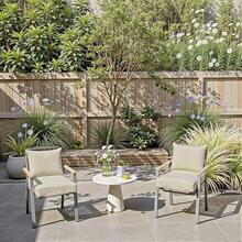 Outdoor Chair Cushions 22 X 22 X 3 Inch, Waterproof & Fade Resistant Patio Seat Cushion For Furniture With Handle And Ties, Thick Seating Pads For Outside Sofa Couch Set Of 2, Teal - Màu be - Xem 2