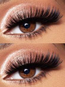 10 paia di ciglie finte naturali, morbide e sottili, ciglie finte in 3D di visone stile occhio di gatto, dense, naturali, riutilizzabili, in grado di rendere le ciglie più spesse e lunghe con un effetto allungante agli angoli esterni degli occhi, strumento per estensione ciglie per soddisfare le esigenze di uso quotidiano.