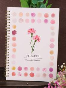 1 PC Sổ tay màu nước, Sổ tay màu nước hoa bó hoa cho người mới bắt đầu, Quà tặng cho người yêu hội họa, Sổ tay màu nước giải trí hàng ngày 5 lựa chọn khác nhau - Sách màu nước - Xem 16