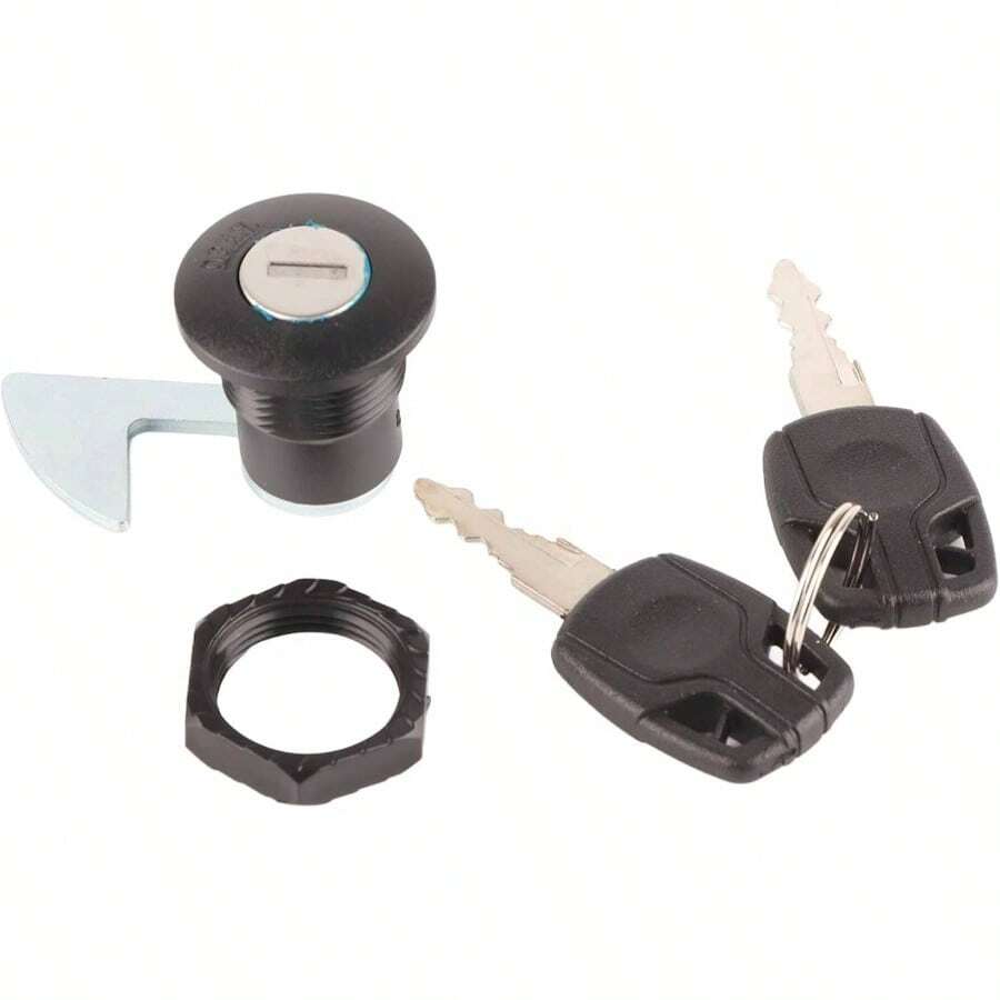 - Kit de Bloqueo de Llave para Motocicleta Juego de Cerraduras para Maletero Trasero Accesorio para Patinete, Bloqueo Trasero Plstico de Aluminio Universal para Motocicletas Elctricas 2 - inicial - Ver 1