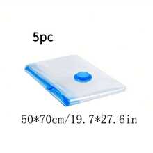 15/10/5/1pcs Reusable Vacuum Storage Bags, Travel Organizer Bags, Clothes Space Saver Bags For Coats, Shirts, Blankets, Pants, Home, Dorm, Closet, Bedroom, Bathroom, Travel Accessories, Back To School, Thick With Double Zipper Seal And Built-In Hand Pump Design, No Extra Tool Needed, Highly Airtight And Reusable, Save Up To 85% Storage Space For Efficient Space Utilization