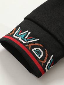 Men's Black Baseball Jacket High End Embroidered Leather Fashionable Street Style Sportswear Casual Classic Retro Sportswear Patchwork Long Sleeved Hip-Hop Motorcycle Jacket, Grunge, Fall/Winter