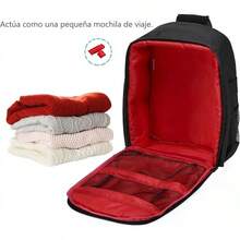 Mochila para cámara de fotografía profesional,Bolsa tipo para Almacenamiento con compartimento para computadora portátil,particiones ajustables,para cámaras,,, - Albaricoque - Ver 6