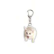 1pc/4pcs Pet Keychain Photo Acrylic Pendant Accessory Backpack School Letter - 彩色 - 查看 10