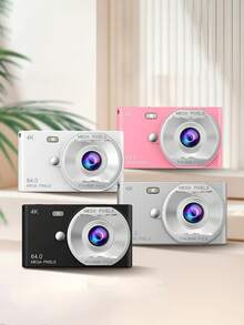 Digital Camera 16X Digital Zoom Front And Rear Dual Photography Student Retro CCD Camera - Camera + Data Cable - View 2