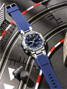 Foxbox Men's Casual Digital Watches For Outdoor & Daily Wear - Blue - View 5