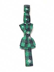 Christmas Cute Pet Collar - Snowflake Bowknot - Dog Collar - Cat Collar - Detachable Bowknot Design - With Small Bell
