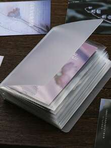 1pc High Quality PPA A5 Pocket Photo Album, Minimalist Large Capacity Waterproof Scrapbook