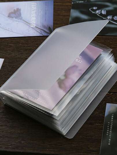 1pc High Quality PPA A5 Pocket Photo Album, Minimalist Large Capacity Waterproof Scrapbook