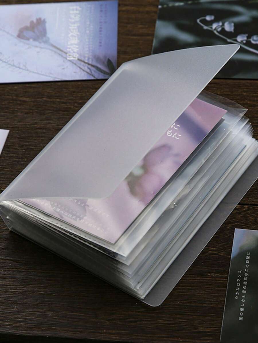 1pc High Quality PPA A5 Pocket Photo Album, Minimalist Large Capacity Waterproof Scrapbook