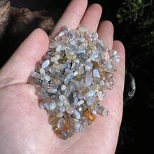 100克天然小玛瑙碎块，DIY绘画，彩色沙画，花瓶装饰，彩色鹅卵石