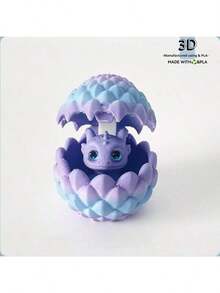 1 pieza Nuevo decoración de huevo de dragón 3D impreso 2025, figura de huevo de dragón, mini juego de huevo de dragón y dragón, regalo perfecto - regalo de cumpleaños - regalo para niño - regalo para niña - regalo de Halloween - regalo de Navidad