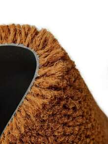 40x60 厘米天然椰棕门垫，采用耐用的 100% PVC 背衬 - 防滑、防尘刷表面 - 18-22 毫米厚耐用垫子，适合室内和室外使用，土耳其制造 - 黑色 - 查看 3