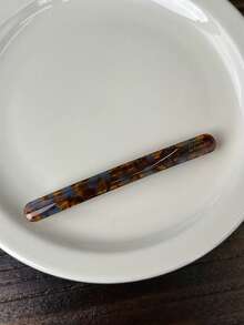 1个法式简约优雅基础款发夹，多功能发饰，适合日常佩戴和度假，精美礼品，发夹，发爪，发卡，发夹，发卡，发卡，发饰，头部饰品，女士发饰 - 彩色 - 查看 16