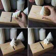 Hand Recycling Wooden Candles & Soap Planer Box Wood Beveled Soap Shaving Tools, Multipurpose Trimming Shaving Tools For DIY Processes, Wood Soap Bevel Planer, Candle Cutter Mold, Soap Candle Mold Cutter, Handmade Soap Making Trimming Mold Tools, Soap Making, Design, Handmade Essentials, Nature Finishes, Wood, Country Design, Timber Material - Apricot - View 2