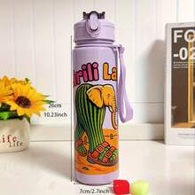 700ml Gradient Water Bottle - 4 Styles Available, Leak-Proof Large Capacity Sports Hydration Flask For Summer Outdoor Activities